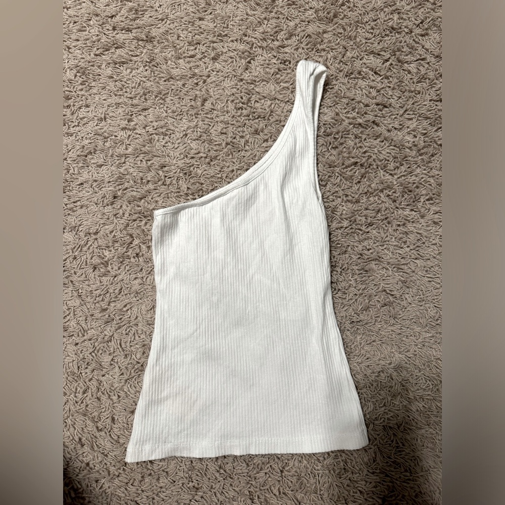 Anthropologie tank top one shoulder